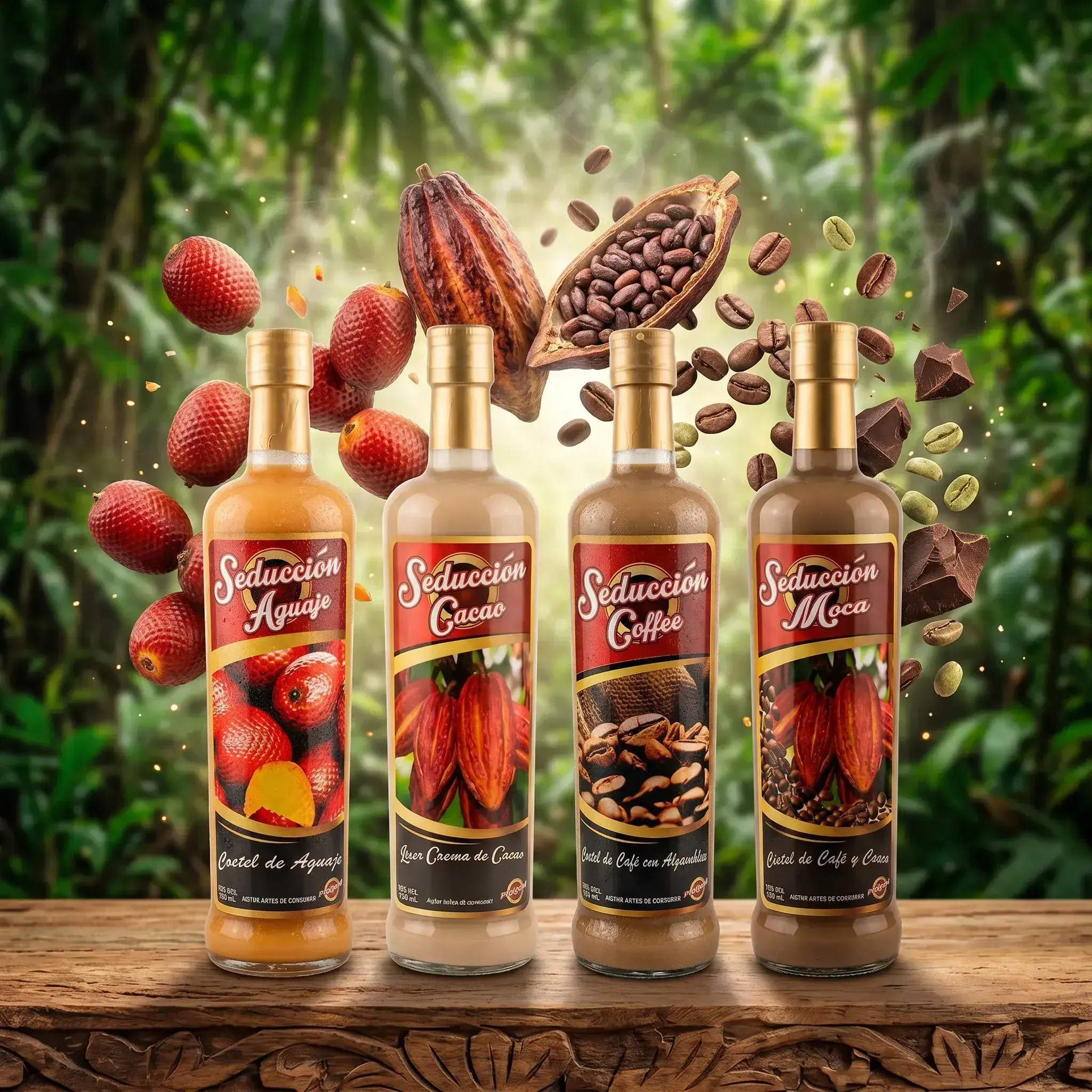 Botellas Licores Seducción